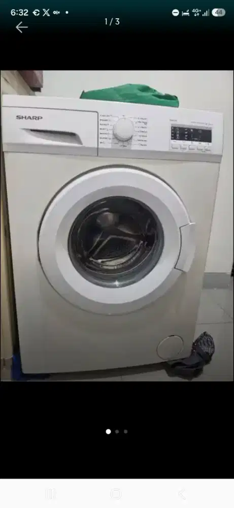 Mesin cuci Sharp front loading rusak