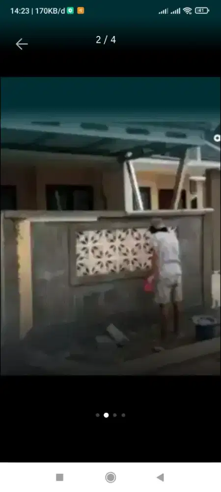 Tukang bangunan harian dan borongan
