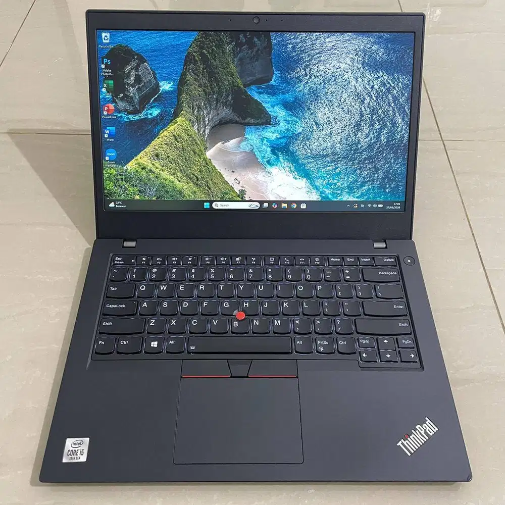 Thinkpad Core i5 GEN 10 RAM 8GB / SSD 256GB Laptop L14 MURAAH !!