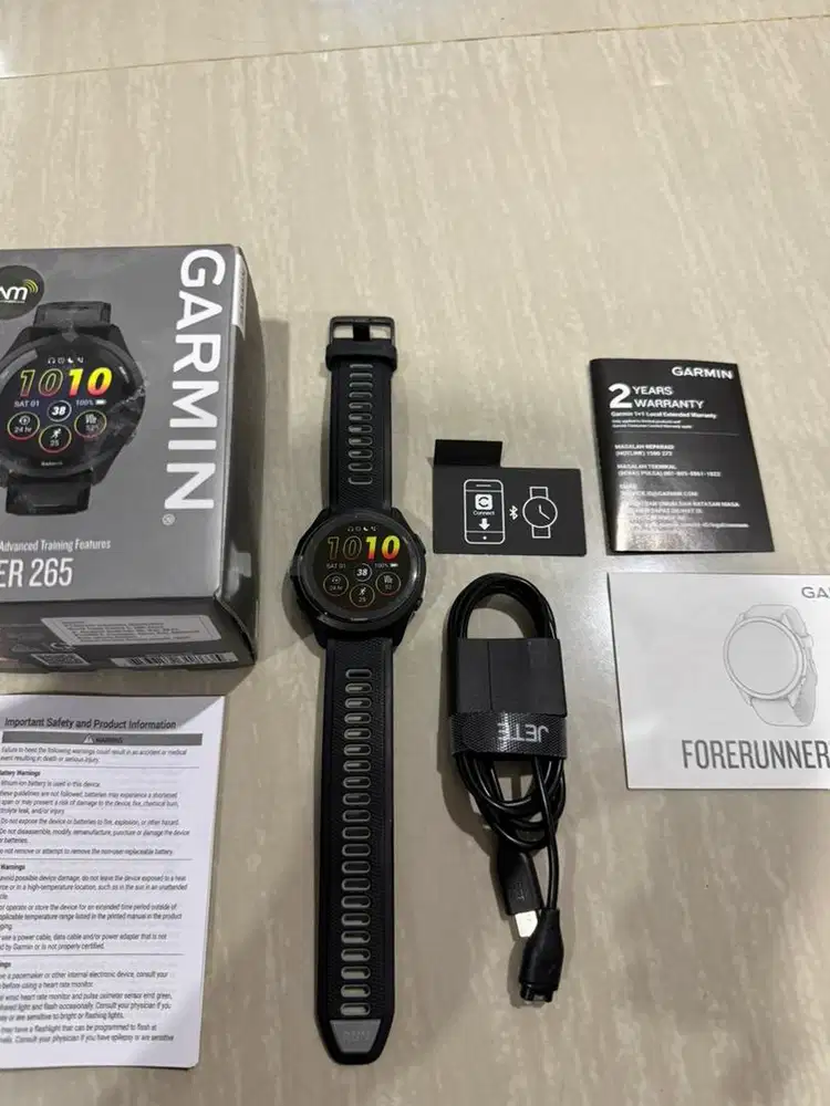 Garmin Forerunner 265 Music Black