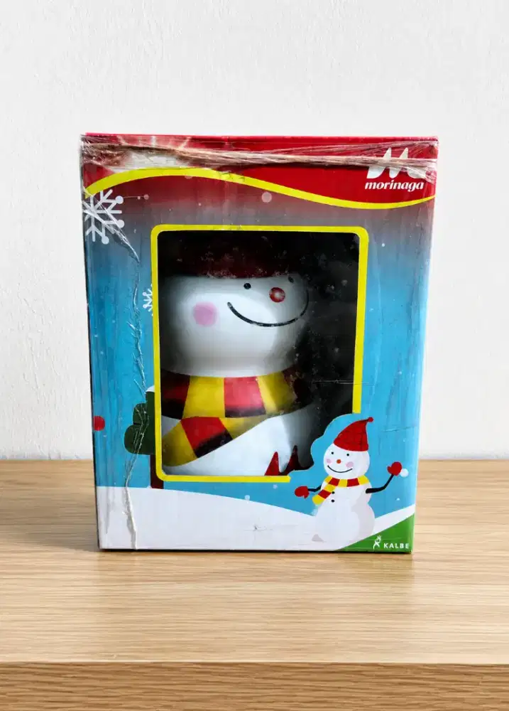 Mug Snowman Morinaga Lucu Keramik Koleksi Limited Edition