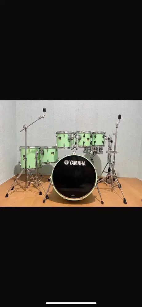 Drum set yamaha stage custom 7 pcs barter tt