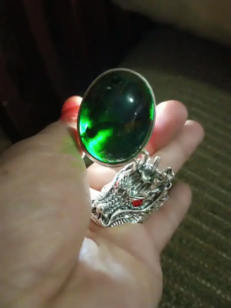 Bacan Gulau Jumbo Ring Perak Handmade KEREN