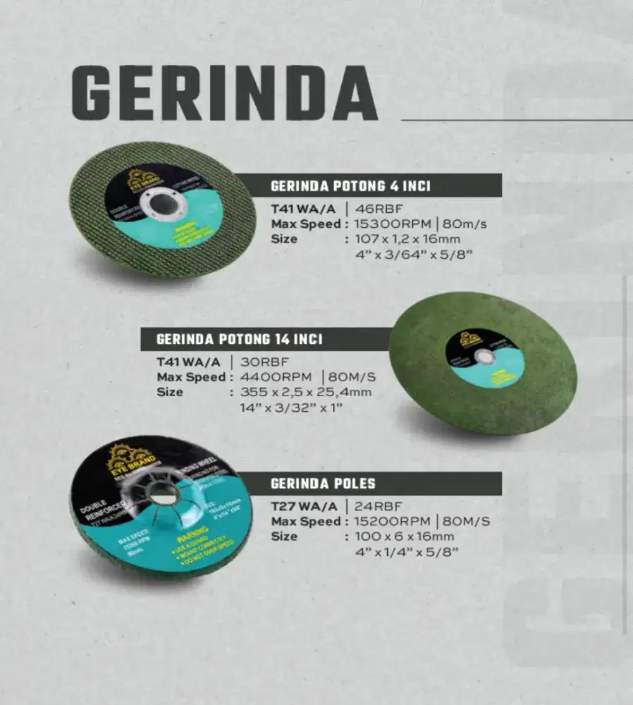 Agen Batu Potong Gerinda Cutting Eye Brand