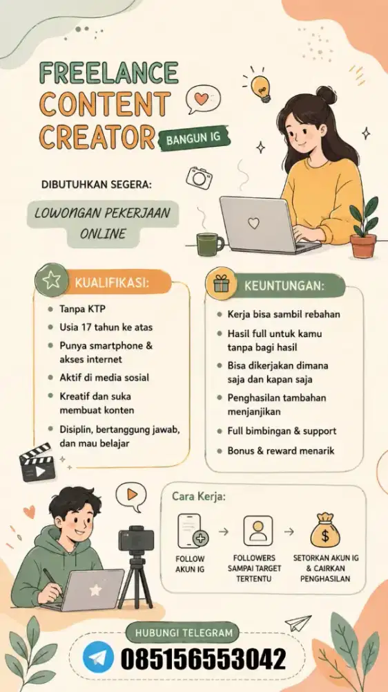 LOWONGAN CONTENT CREATOR