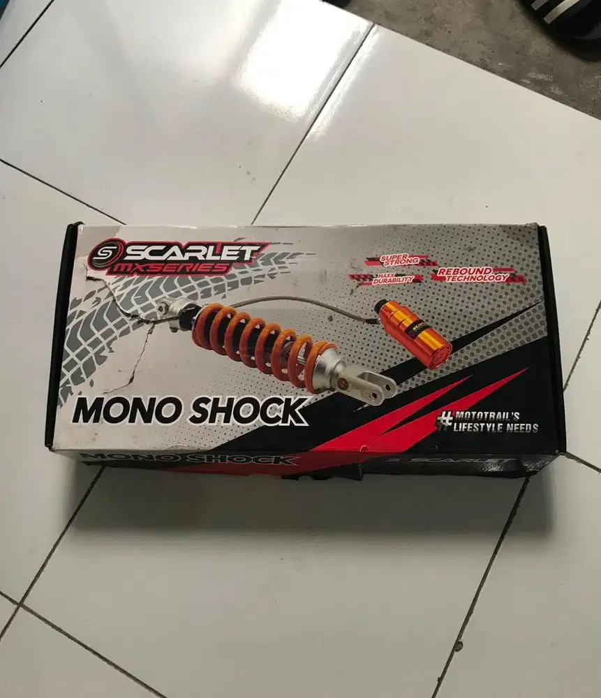 Shock Scarlet Mono Tabung KLX/CRF