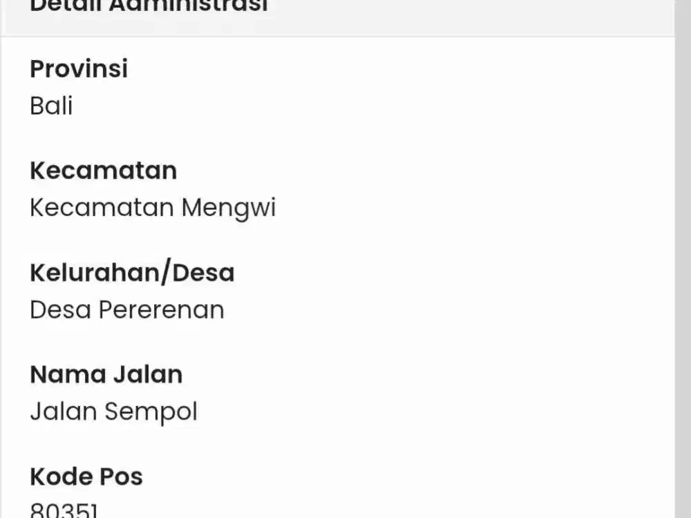 TANAH LUASAN KECILPERERENAN JAKAN SEMPOL TERSEDIA 2 PLOT COCOK UNTUK VILLA GUESTHOUSE - Thumbnail 8