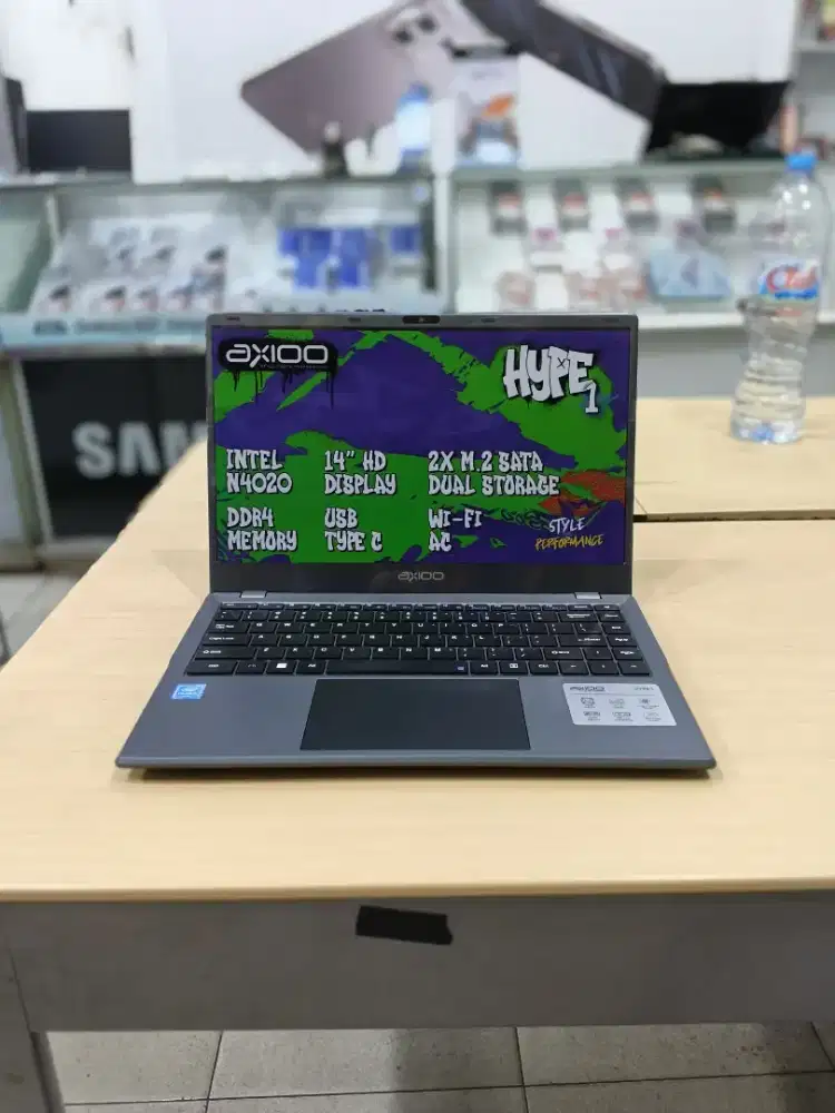 LAPTOP NEW AXIOO HYPE 1 COCOK BUAT KEBUTUHAN MICROSOFT ;)