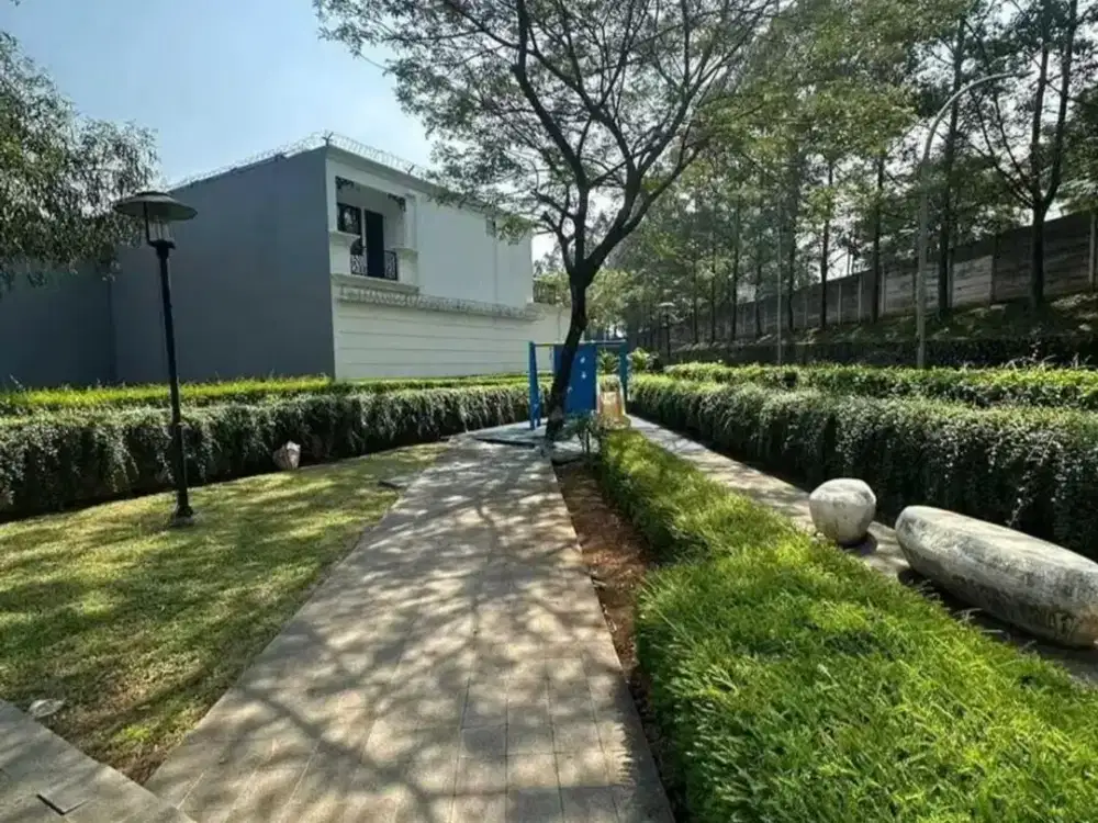 kavling samping fasum dan taman hadap selatan di kebayoran infinity bintaro jaya sektor 9