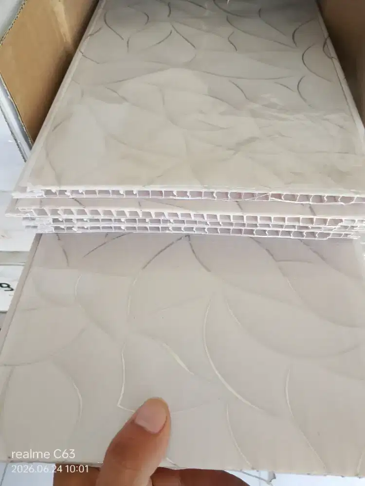 Matrial plafon PVC &  WPC bergaransi siap cod