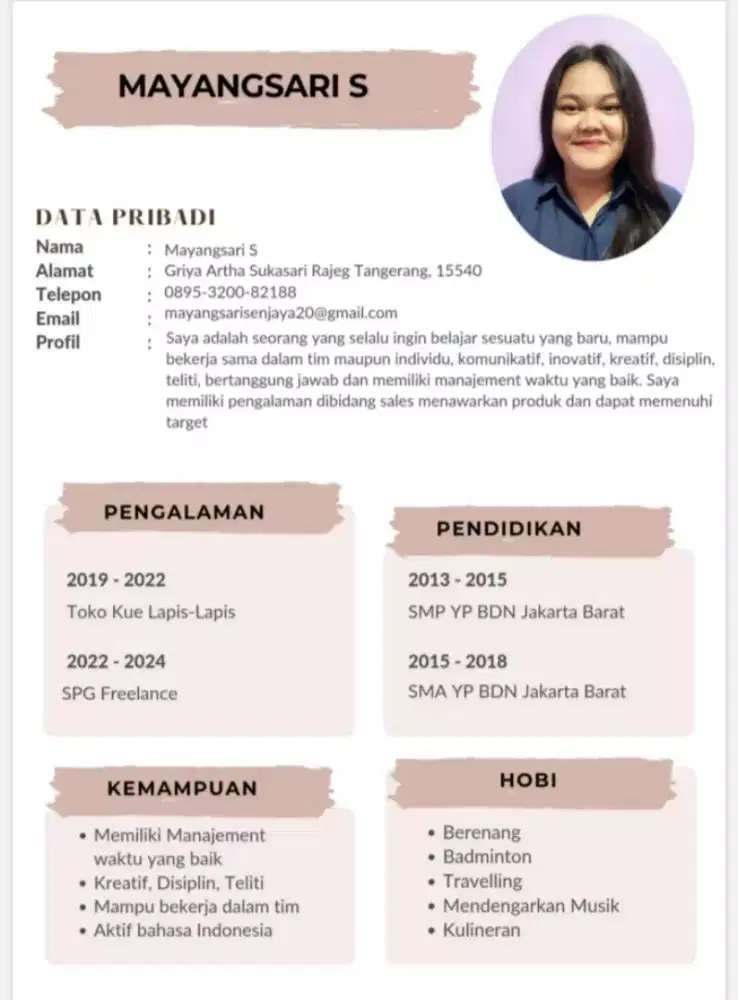 Info lowongan kerja