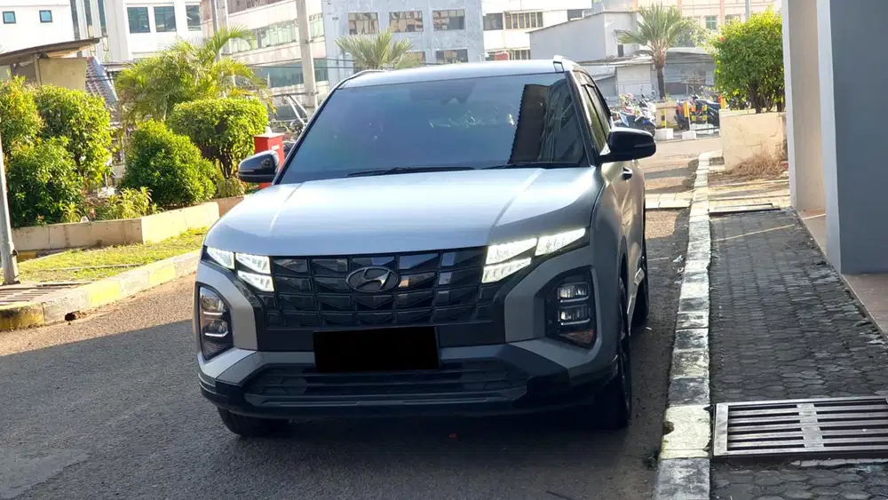 Hyundai creta alpha prime 2024 silver matte