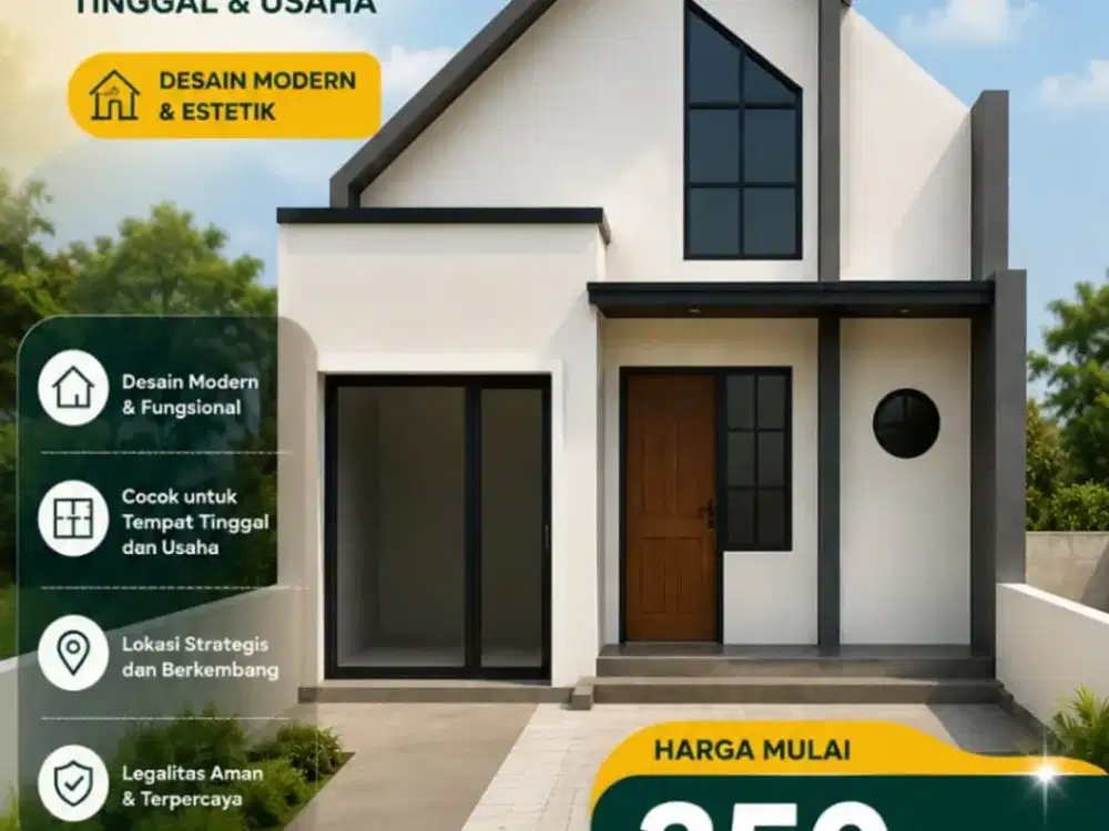 Rumah Cantik Plus Toko Dekat Borma