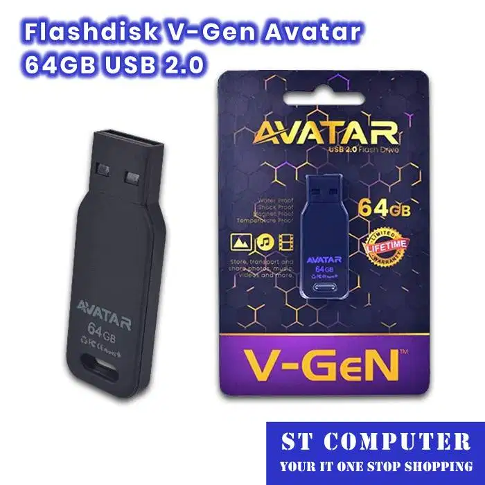 Flashdisk V-Gen Avatar 64GB USB 2.0