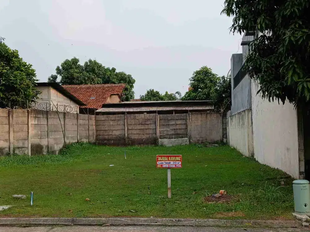 Dijual kavling murah tanah besar di Serpong Garden 2
