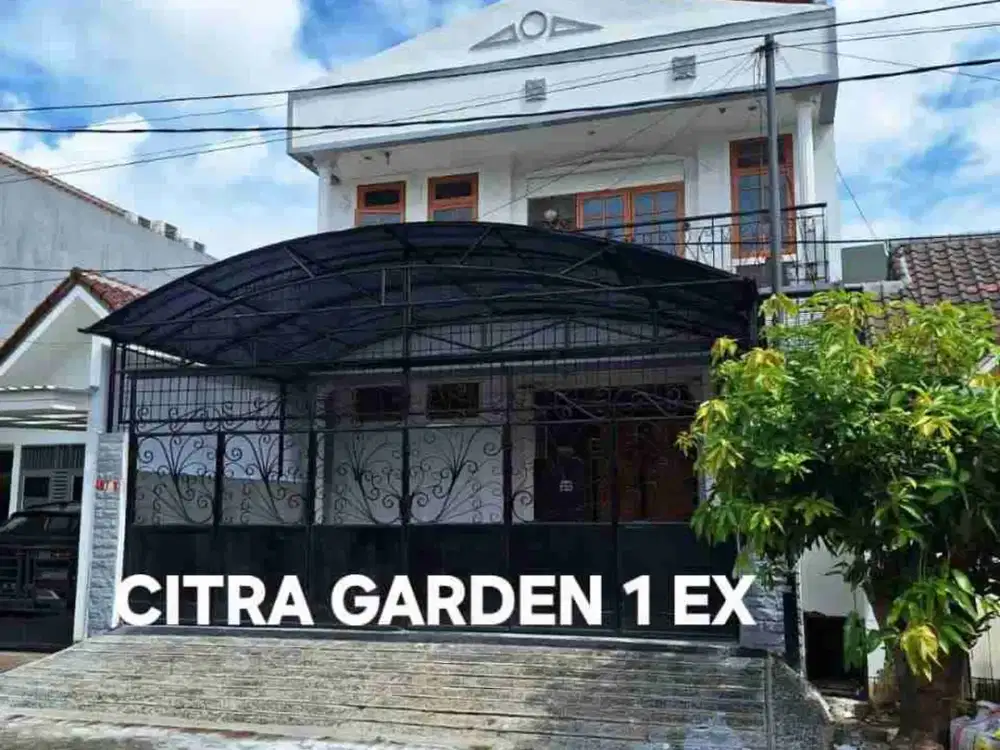 Dijual rumah citra garden 1 ex, 8x18, 2.5 lt, 4 kt, 3 km, shm