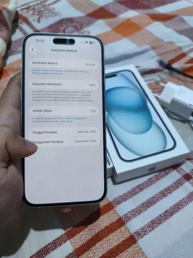 [NO SIMLOCK] IPHONE 15 PLUS 128GB BIRU