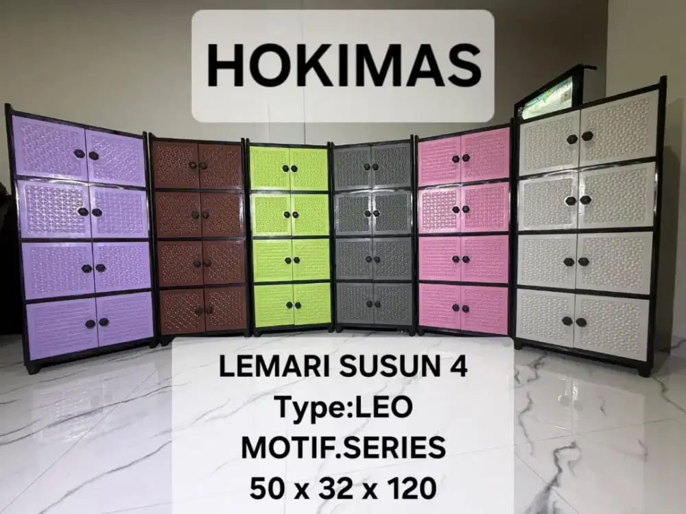 Lemari 4 susun hokimas type lel