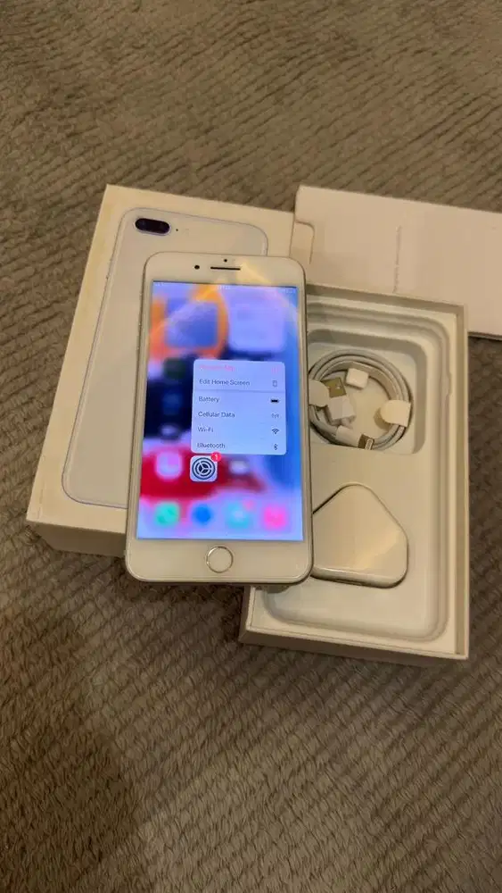 Iphone 7 Plus 128GB Silver Terdaftar Lengkap