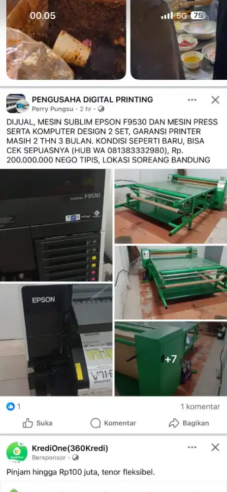 Mesin sublim full set