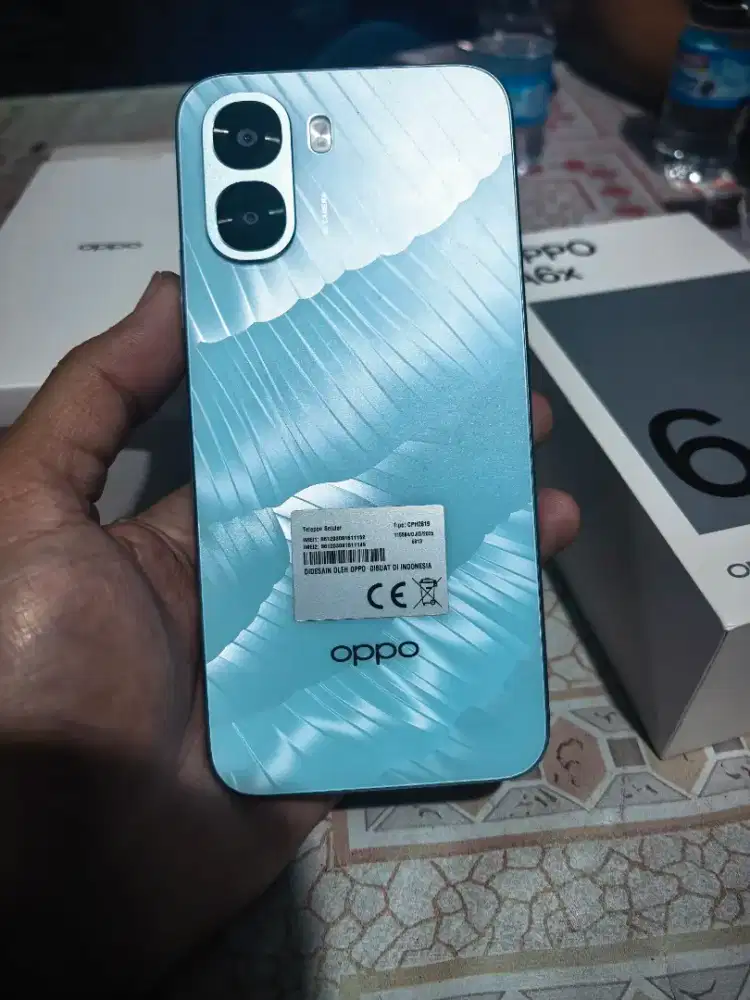 Oppo A6X 8/128gb likenew pemakaian singkat