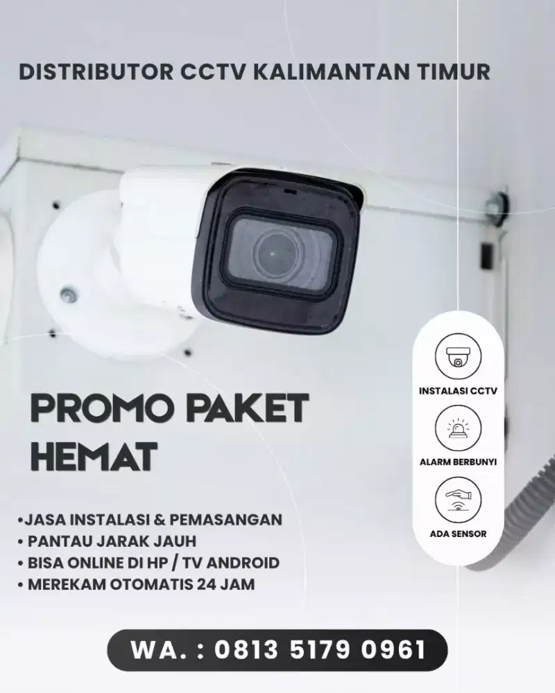 PROMO CAMERA CCTV SMART BISA MENDETEKSI PERGERAKAN DILENGKAPI AUDIO