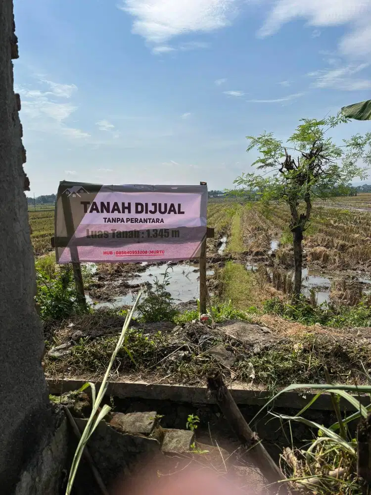 Dijual Sawah Dekat Makam K Haji SIROJUDDIN (Mbah Jangkung)