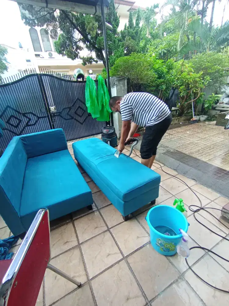 Cuci sofa springbed