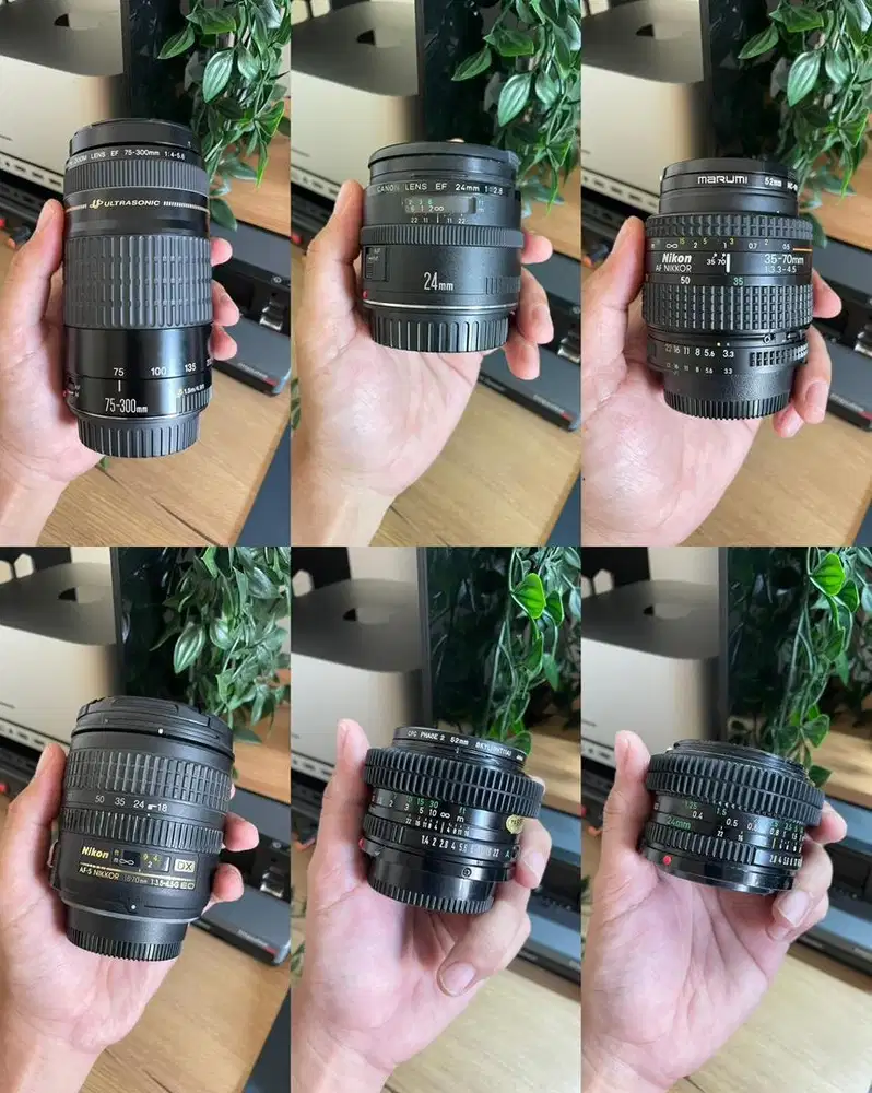 Bundling 6 lensa, Dijual paket 6 lensa