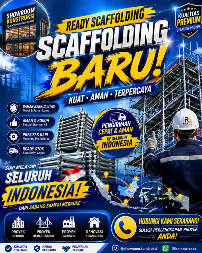 Scaffolding baru T.170cm dan 190cm