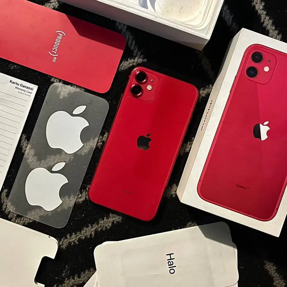 iPhone 11 64GB Red Product Ex Resmi Digimap ID/A