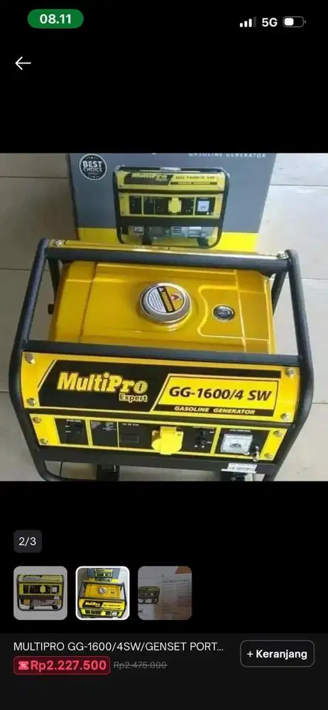 Genset portable 1600/4 sw