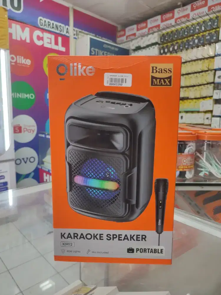 Speaker Karaoke Olike KM12 Portable Bass Max