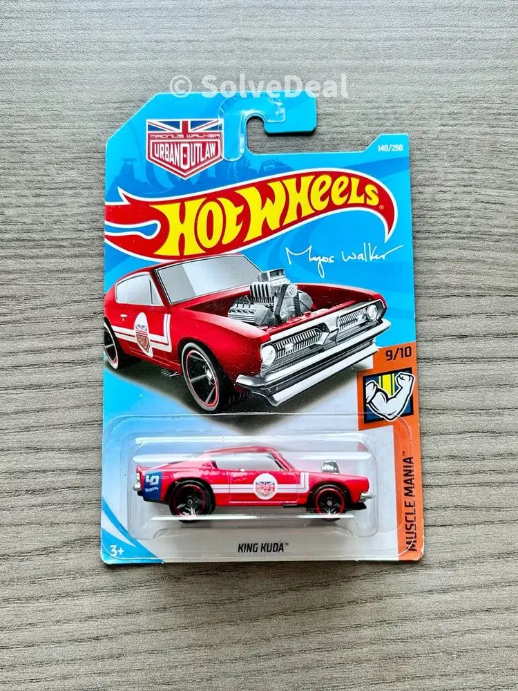 Hot Wheels King Kuda Urban Outlaw 2019 Red Koleksi Hotwheels