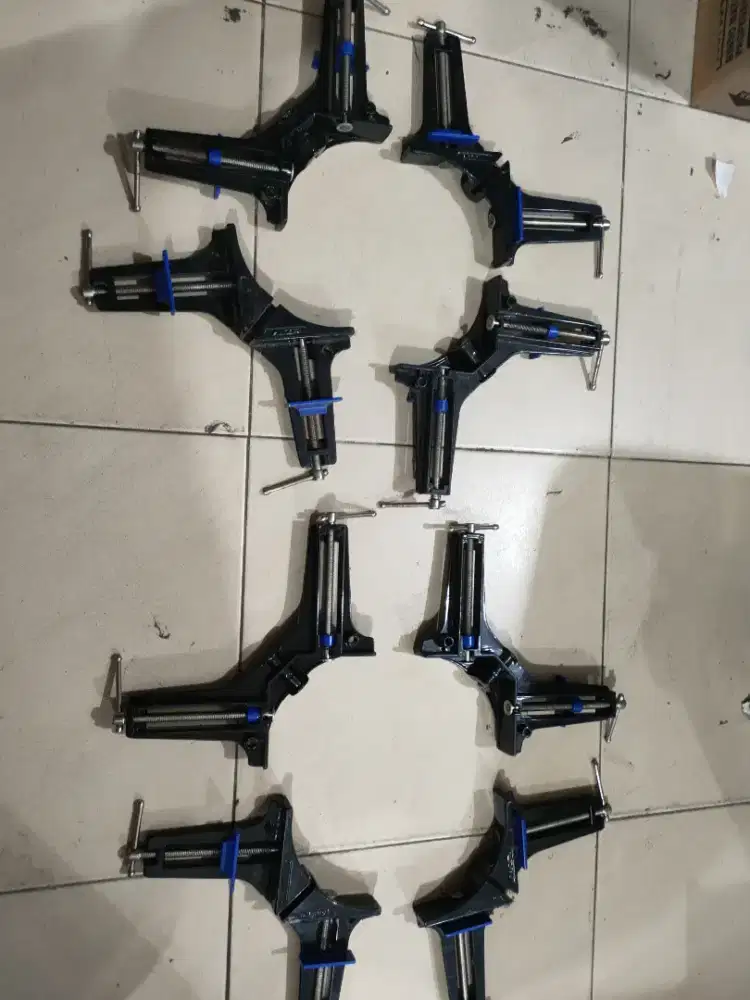 Corner Clamp 90 derajat 8 set penjepit sudut kayu allumunium DIY