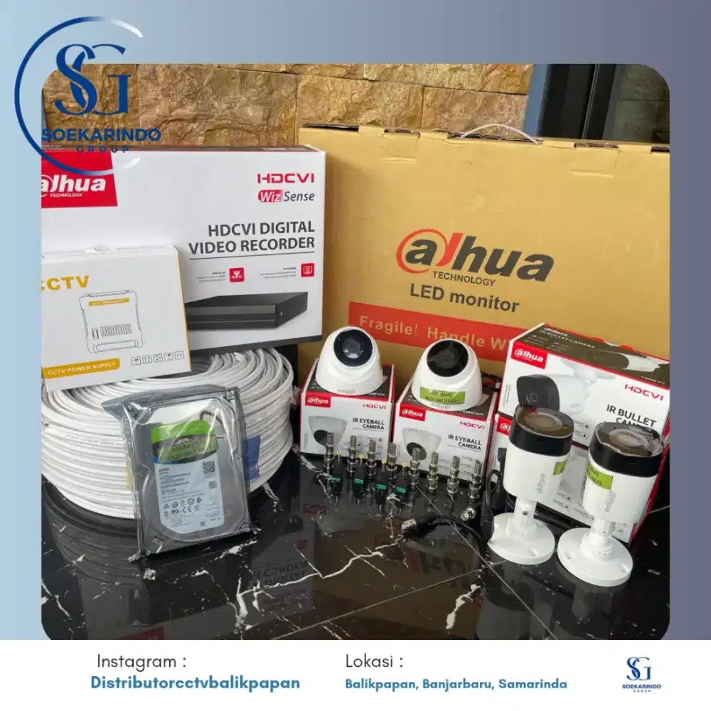 PAKET CCTV ANALOG DAHUA MURAH BANGET NIH