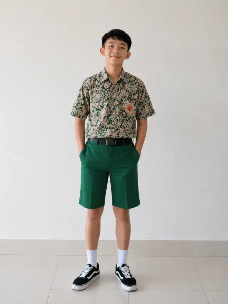 Baju seragam SMP sekolah cinbud cinta budaya medan