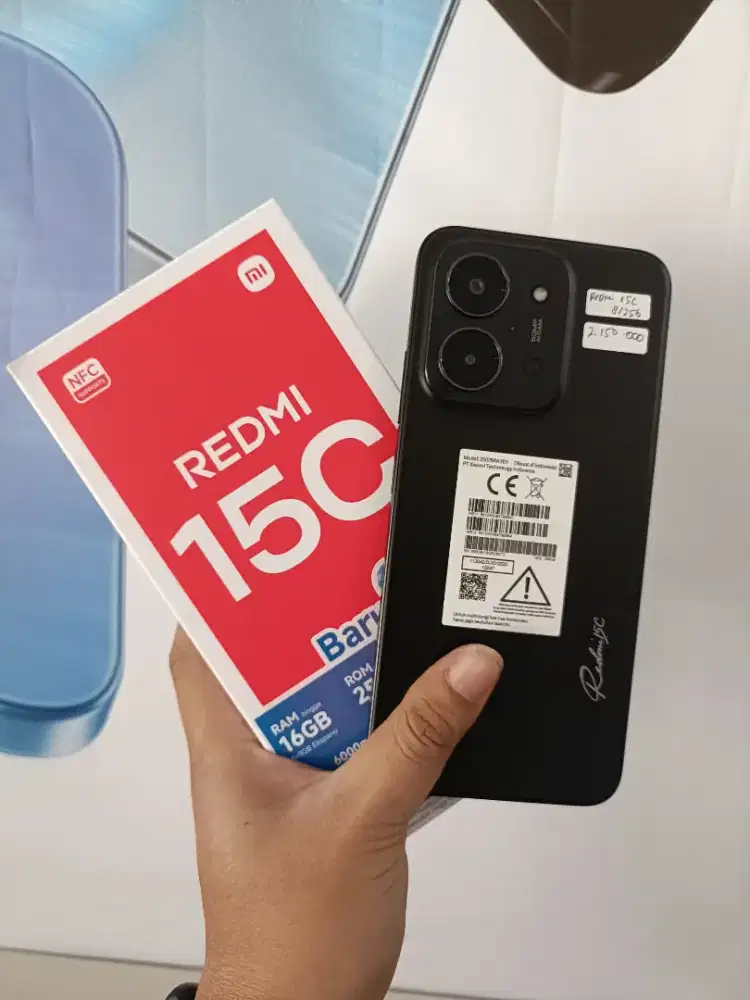 Redmi 15c ram 8/256 second