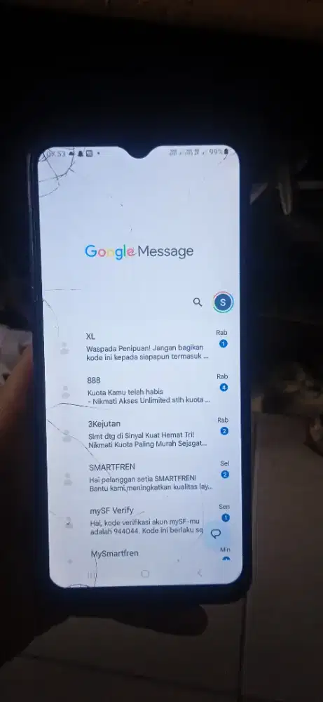 Hp samsung a03 ram3+4/32