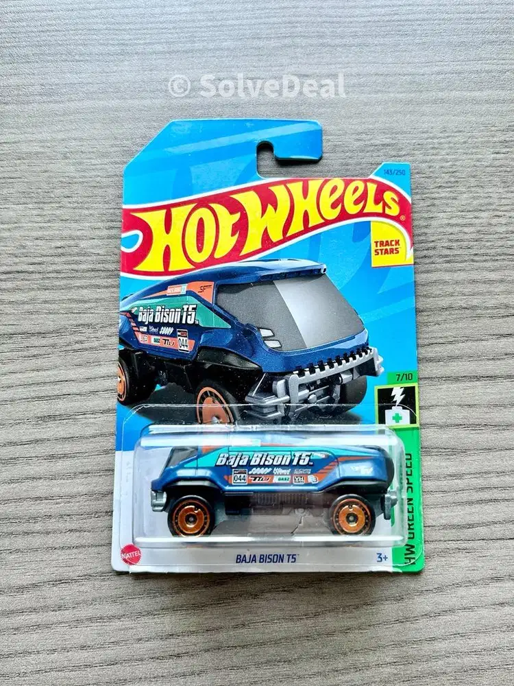 Hot Wheels Baja Bison T5 2023 Navy Blue Second Koleksi Hotwheels Balap