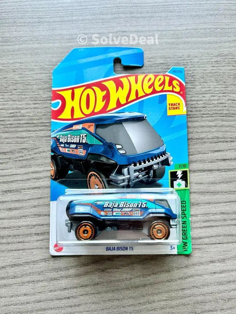 Hot Wheels Baja Bison T5 2023 Navy Blue Koleksi Hotwheels Balap