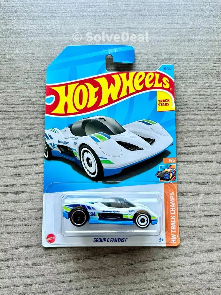 Hot Wheels Group C Fantasy 2023 White Koleksi Hotwheels Balap