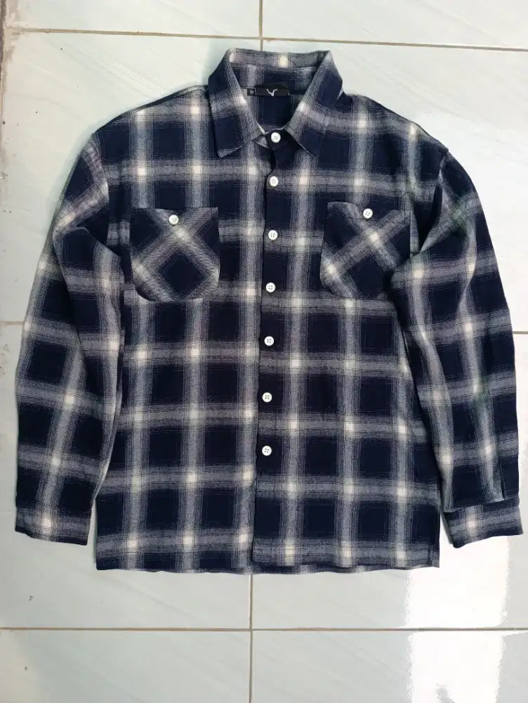 Kemeja flanel trythm club original