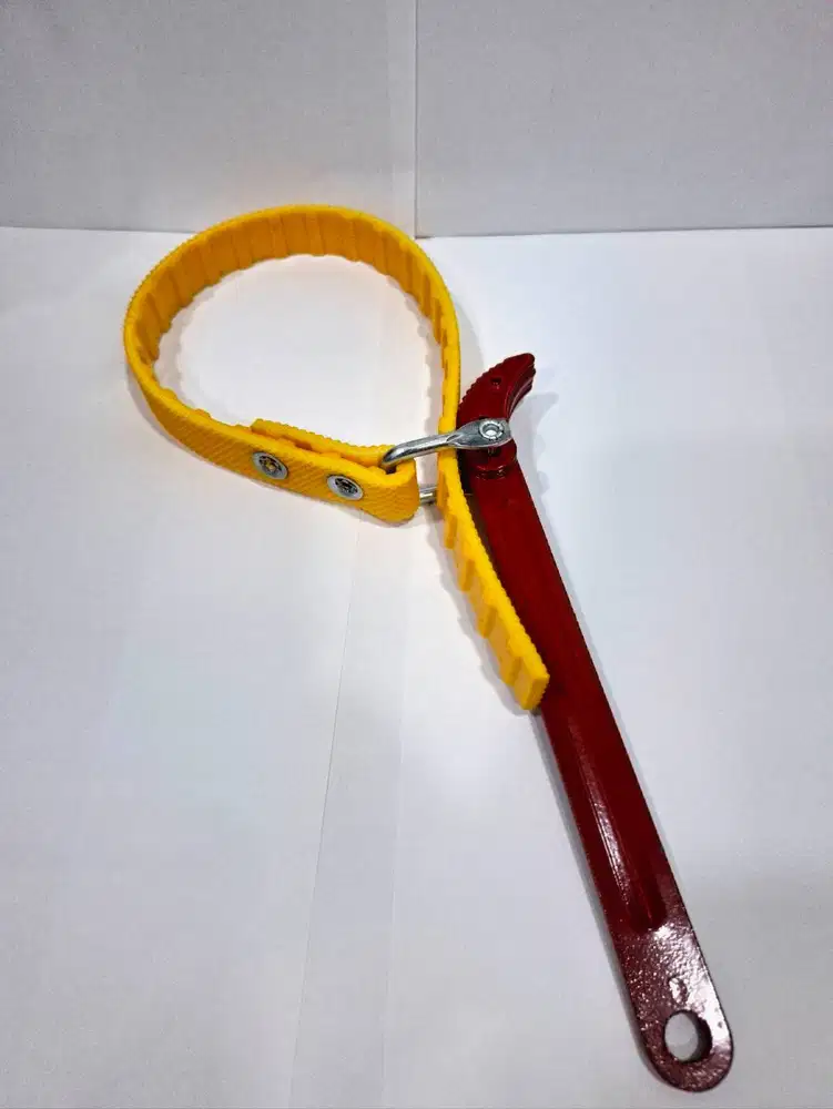 Kunci Pembuka Filter Oli Mobil & Vespa Strap Wrench Sabuk Karet - Baru