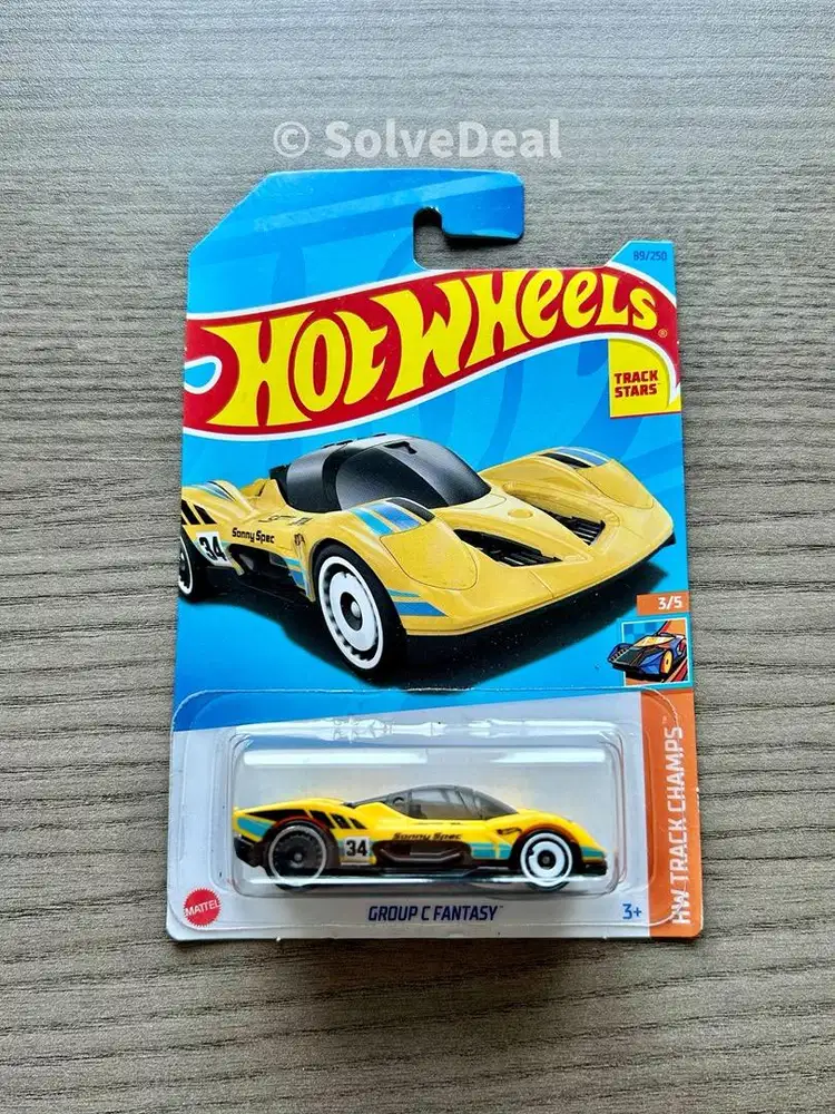 Hot Wheels Group C Fantasy 2023 Yellow Koleksi Hotwheels Balap