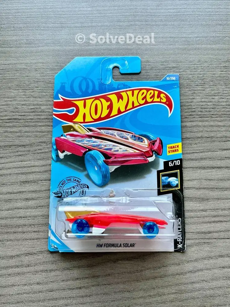 Hot Wheels Formula Solar 2020 Clear Red Second Koleksi Hotwheels Balap
