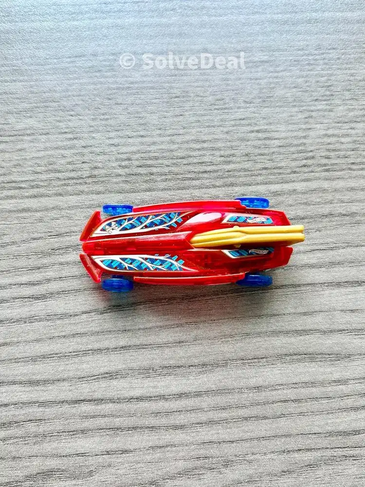Hot Wheels Formula Solar 2020 Clear Red Second Loose Koleksi Hotwheels