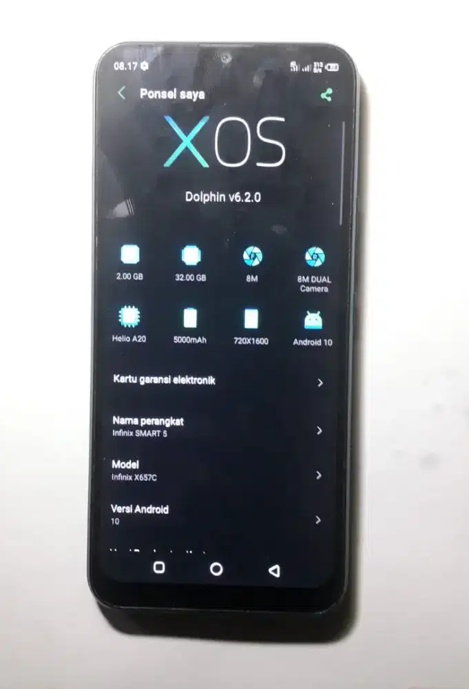 Dijual infinix smart 5