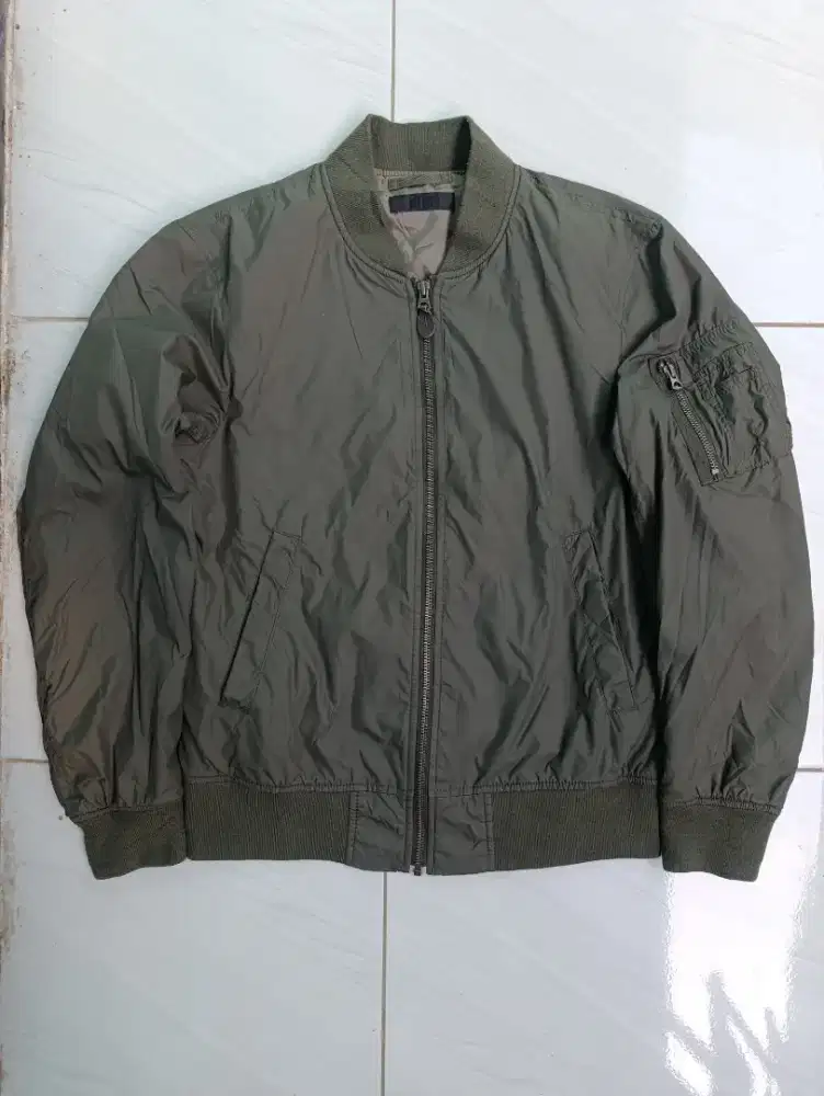 Jacket bomber army uniqlo original
