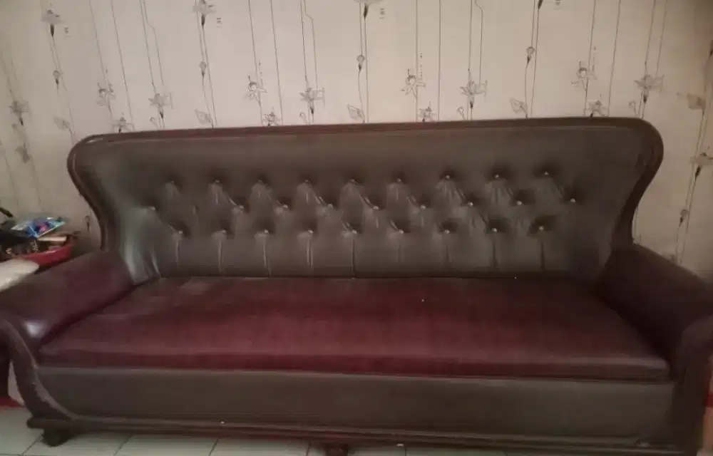 SOFA JATI COKLAT